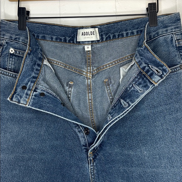 AGOLDE Fen High Rise Relaxed Taper Jean, Highway - Picture 7 of 12